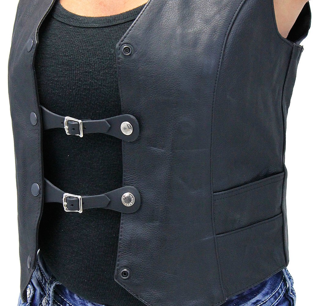 Leather Vest Motorcycle Vest Extender 'Don't Tread On Me