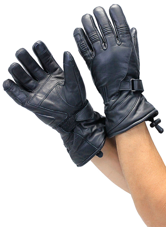 Ultra Premium Gauntlet Motorcycle Gloves #G8418NK