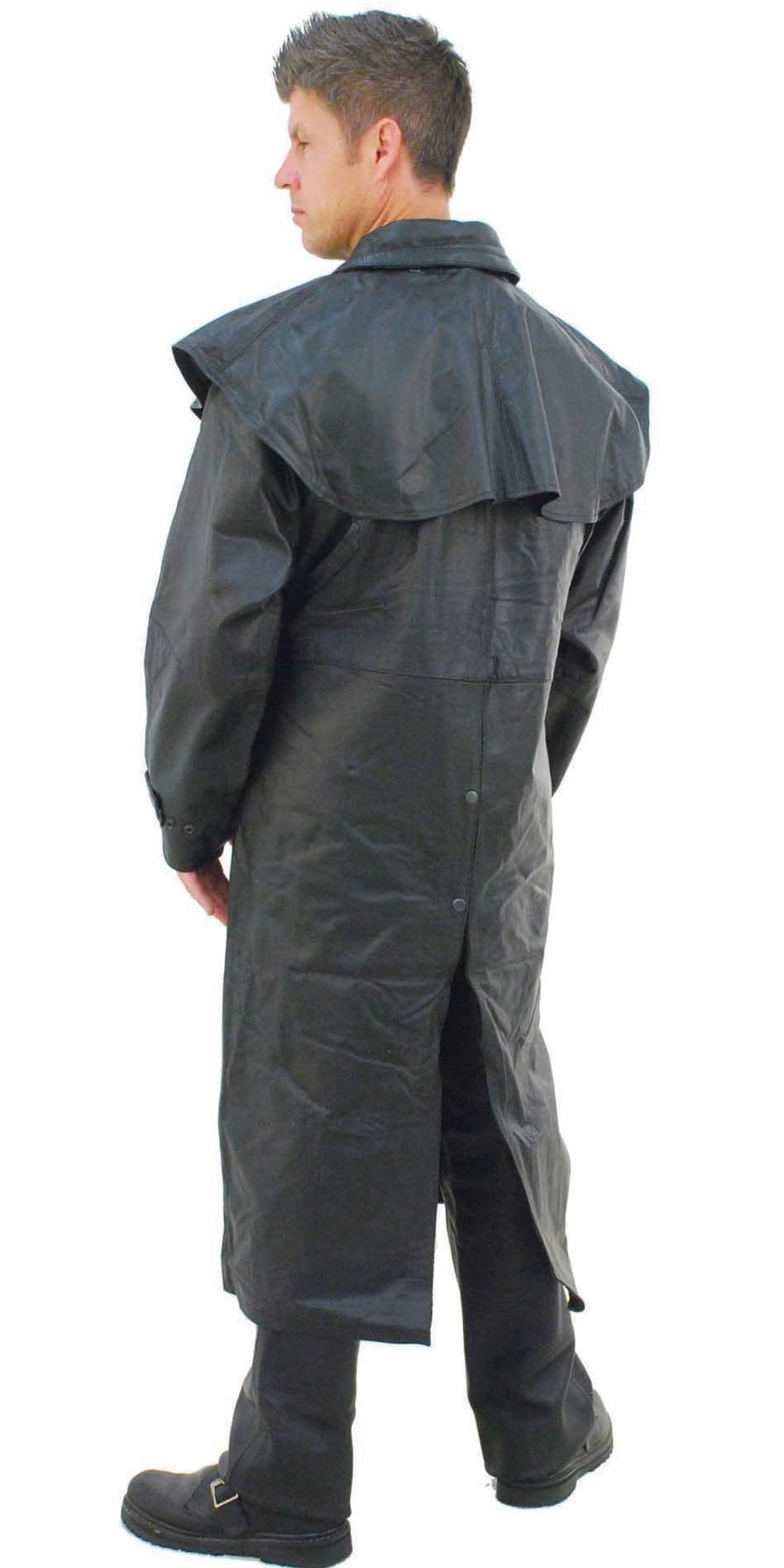 Heavy Leather Duster Trench Coat #M800Z – Jamin Leather® Heavy Leather Duster Trench Coat #M800Z – Jamin Leather®