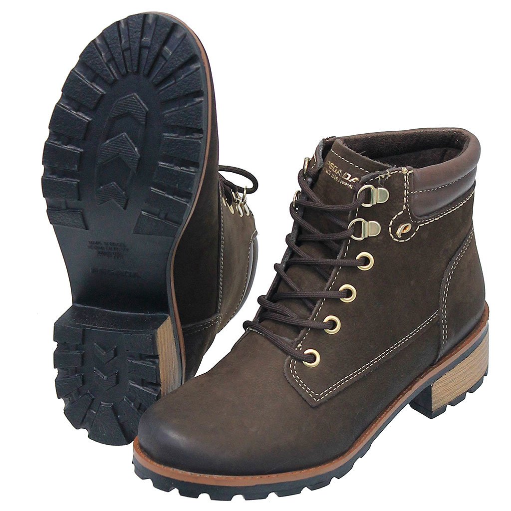 Rustic Brown Lace-Up Ankle Boot #BL140115LN (8.5 only)