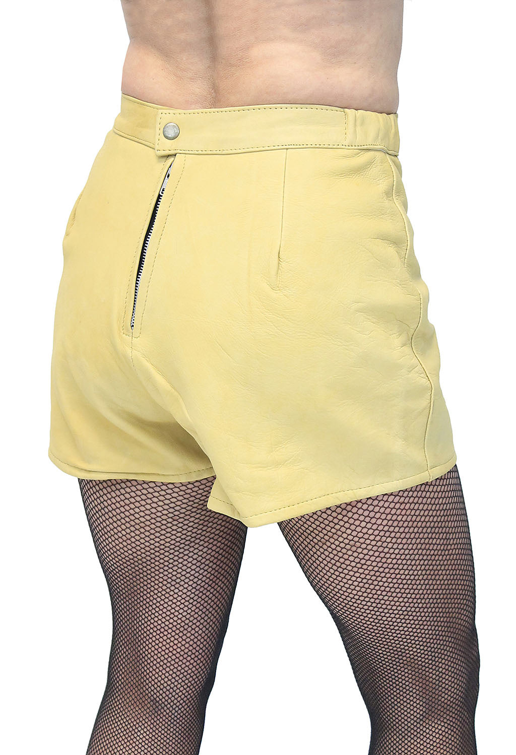 Superhero Leather Bootie Shorts (seconds) #SH1103-YEL