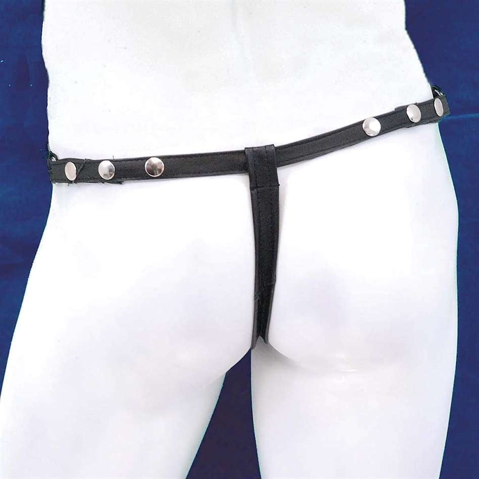 Men's Lambskin Leather G-String #UGM2K