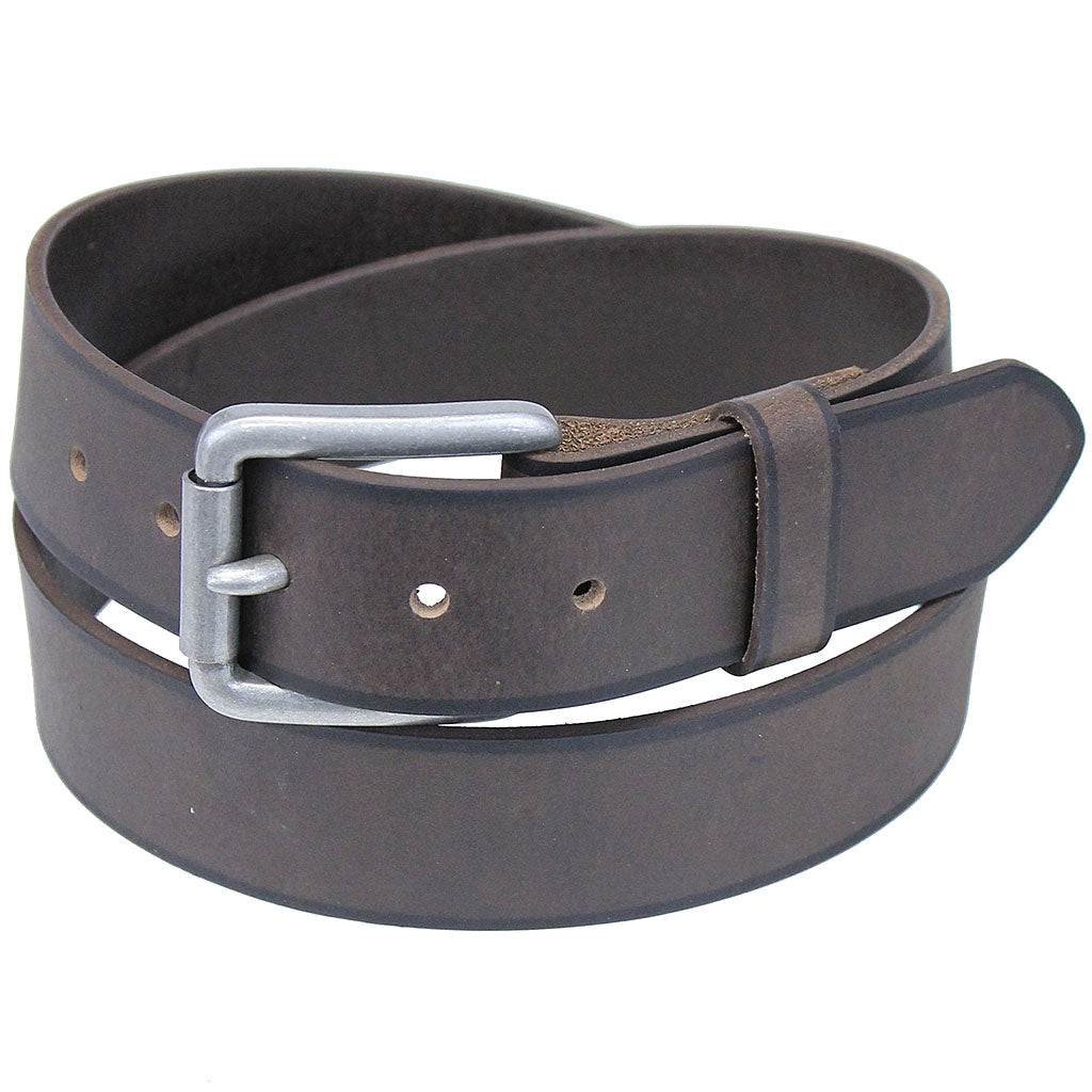 Black Trim Brown Premium Leather Belt #BT97351N