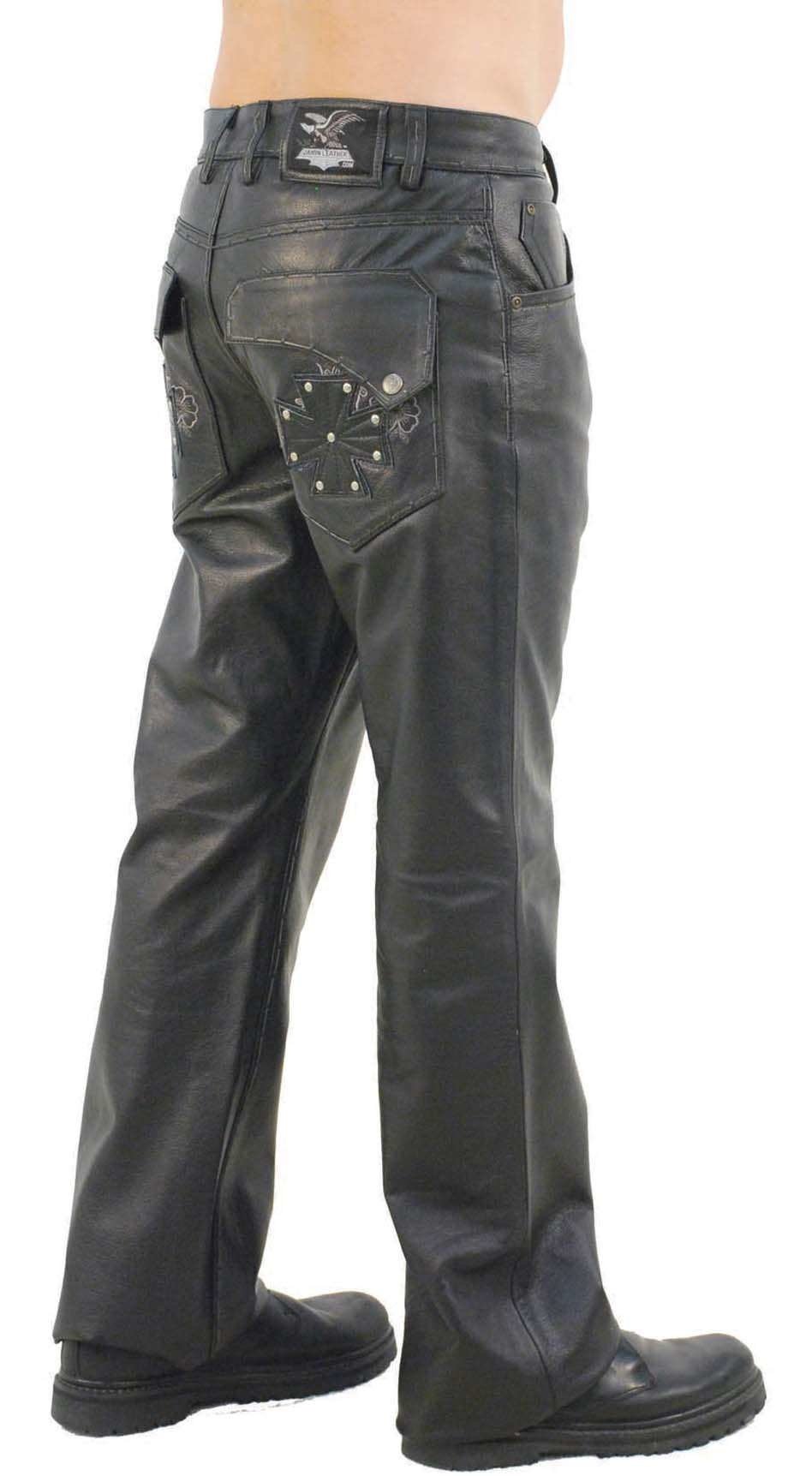 Hand Stitched Rivet Star Pocket Men's Pants #MP11016XK (34-36)