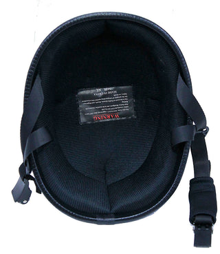 Flat Black Novelty Eagle Helmet with Y Strap #H1105FLAT