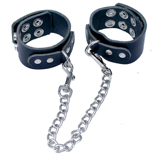 Heavy Duty Leather Wristlet Set w/12’’ Chain #D503WC