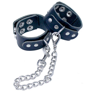 Heavy Duty Leather Wristlet Set w/12’’ Chain #D503WC