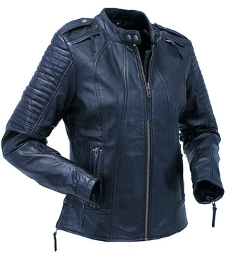 Lightweight Women’s Lambskin Scooter Motorcycle Jacket #L104VZGK