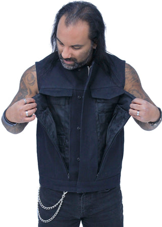Men’s 20oz Heavy Canvas Club Vest w/Easy Access Pocket #VMC6370ZK