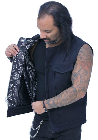 Men’s 20oz Heavy Canvas Club Vest w/Easy Access Pocket #VMC6370ZK