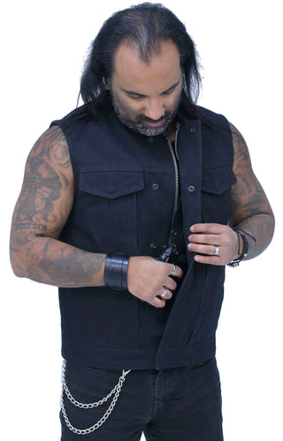 Men’s 20oz Heavy Canvas Club Vest w/Easy Access Pocket #VMC6370ZK