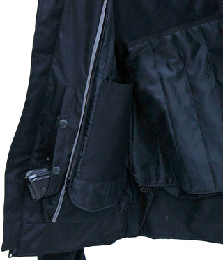 Men’s Armor Filled Mesh Motorcycle Jacket #MC3629MAZK