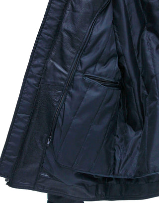 Men’s Classic Black Leather Rebel Jacket #M6926GZK