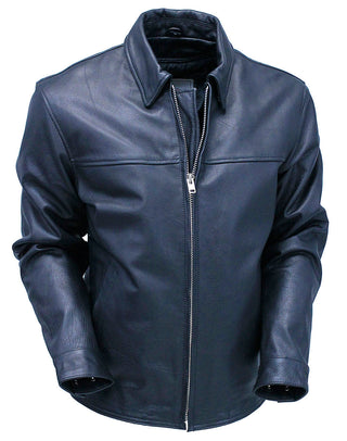 Men’s Classic Black Leather Rebel Jacket #M6926GZK