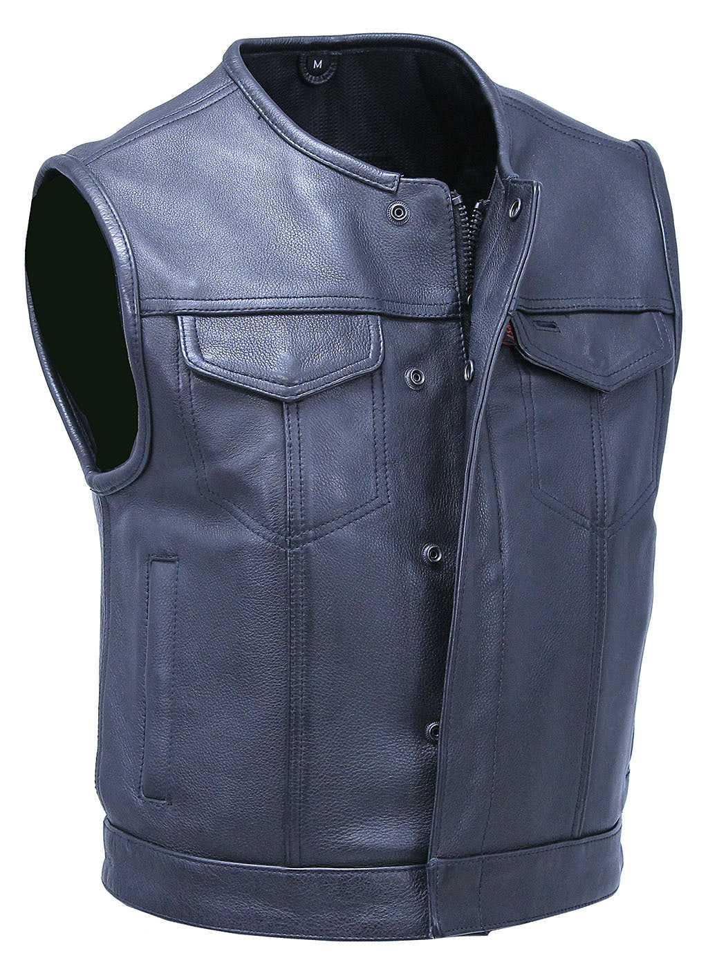 Mens Cropped Leather Club Vest VM659CROP – Jamin Leather®