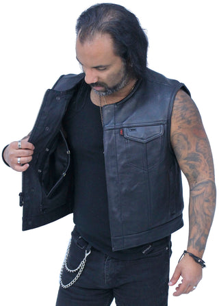 Men’s Lowside Cropped Ultra Premium Club Vest #VM659CROP - MENS VEST