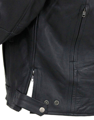 Men’s Vented Motorcycle Jacket w/Reflector Trim #M6947VZGK
