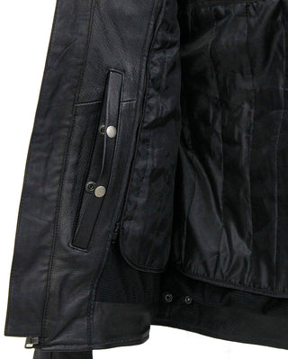 Men’s Vented Motorcycle Jacket w/Reflector Trim #M6947VZGK