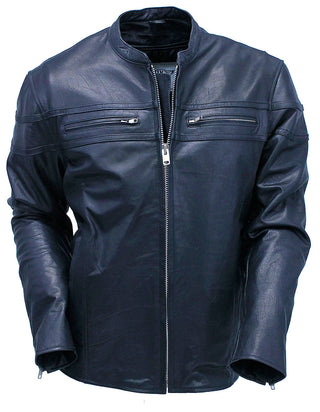 Men’s Vented Side Zip Scooter Jacket #M2692GZK ()