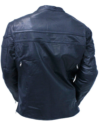 Men’s Vented Side Zip Scooter Jacket #M2692GZK ()