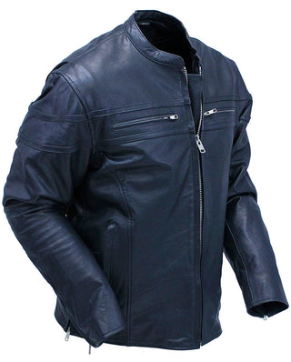 Men’s Vented Side Zip Scooter Jacket #M2692GZK ()