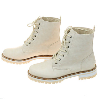 Off White Ladies Logger Boots #BLC01W-GLORIA-OW