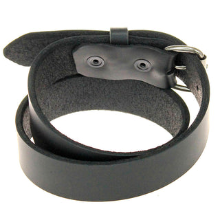 Super Heavy 12 oz Cowhide Extra Thick Black Leather Belt #BTXX2026K