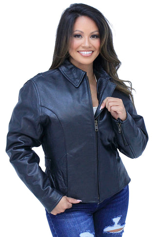 The Wanderer - Premium Buffalo Leather Jacket for Women #L38900 (S-3X)