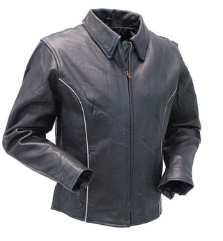 The Wanderer - Premium Buffalo Leather Jacket for Women #L38900 (S-3X)