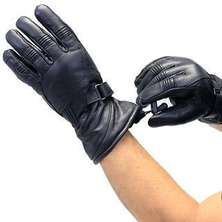 Ultra Premium Gauntlet Motorcycle Gloves #G8418NK
