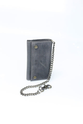Vintage Black Long Chain Wallet Organizer #WC543750K