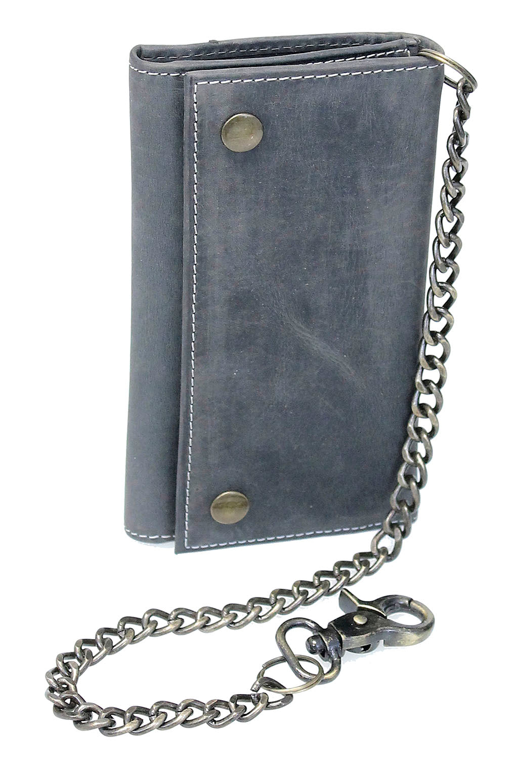 Vintage Black Leather Chain Wallet With Pockets – Jamin Leather®