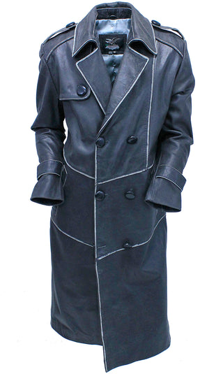 Vintage Cowhide Jamin Leather® Trench Coat #MA2203D