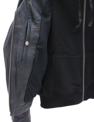 Women’s Vented Motorcycle Jacket with Removable Hoodie #L6841HK